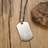Pendentif Loup Gravé (Acier)